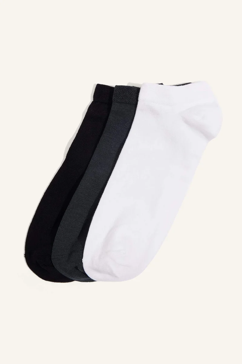 Man 3 piece Seamless Bamboo Short Socks