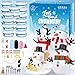 EOBOH 18 Pack Build a Snowman Kit Snowman Kit DIY Winter Decorations Indoor Christmas Snowman Crafts for Kids Bulk Creative Kids Air Dry Clay Modeling Crafts Kit for Christmas Gifts Favor Supplies - Image 2