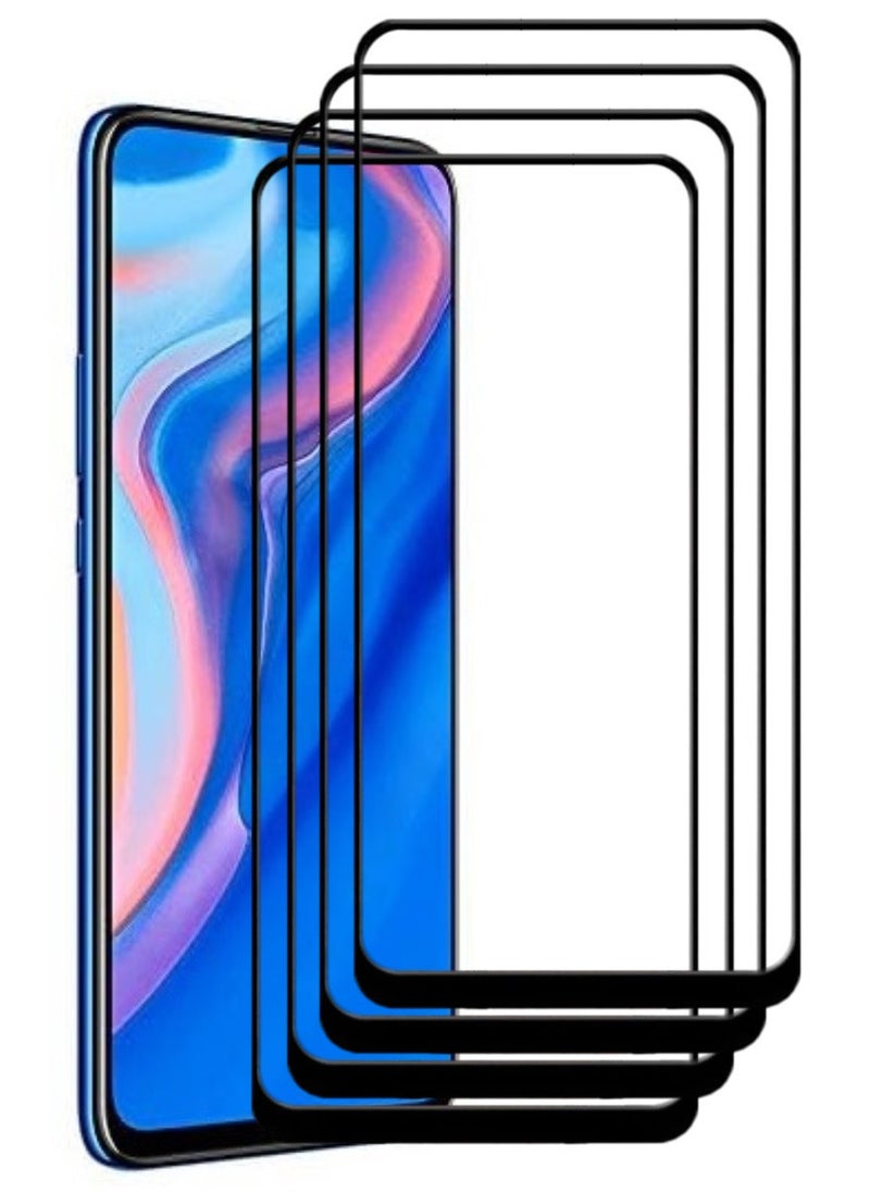 ACLIX 4 Pieces Antistatic ESD Dustproof Premium Quality High Definition Tempered Glass Screen Protector Designed For Huawei Y9 Prime (2019) - Image 1