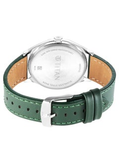 TITAN Men's Analog Round Shape Leather Wrist Watch - 1802SL20 - 48 Mm  - Image 5