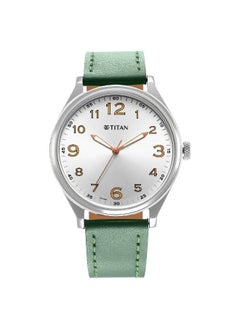 TITAN Men's Analog Round Shape Leather Wrist Watch - 1802SL20 - 48 Mm  - Image 2