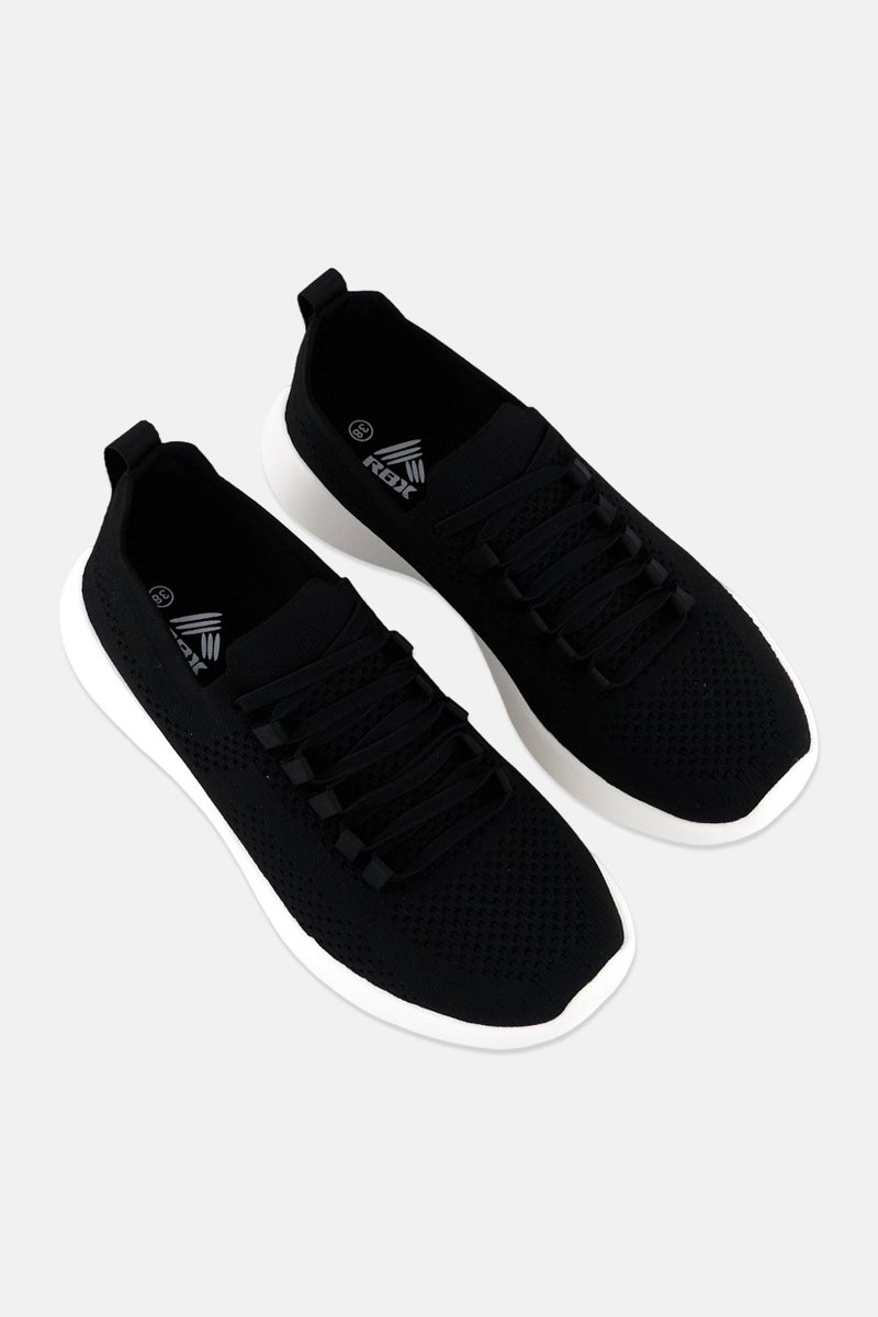 RBX Women Slip On Casual Shoes, Black  - Image 4
