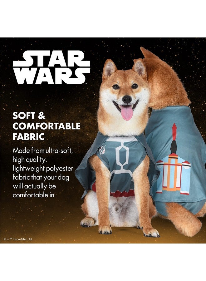 STAR WARS Boba Fett Dog Costume - Small - Officially Licensed Star Wars Dog Halloween Costume - Image 4