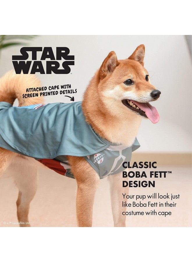 STAR WARS Boba Fett Dog Costume - Small - Officially Licensed Star Wars Dog Halloween Costume - Image 3