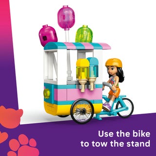 Friends Ice Cream & Balloon Stand with Bike Toy 42692 (Age 6+, 107 Pieces) - view 4