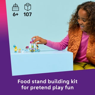 Friends Ice Cream & Balloon Stand with Bike Toy 42692 (Age 6+, 107 Pieces) - view 3