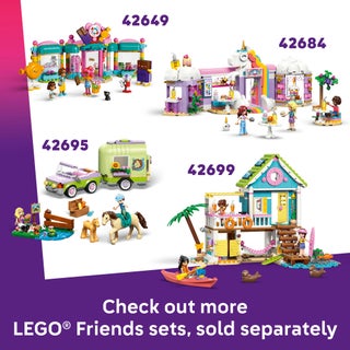 Friends Ice Cream & Balloon Stand with Bike Toy 42692 (Age 6+, 107 Pieces) - view 5