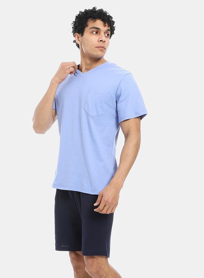 kady v neck pajama with short - Image 2