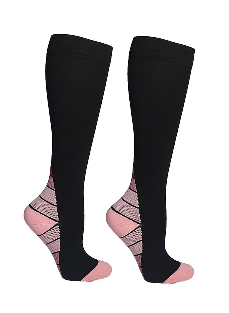 Sweet seven Compression Socks for Men & Women - Medical Grade Athletic Fit Stockings for Running, Sports, Nurses, Flight, Travel, S/M - Image 1