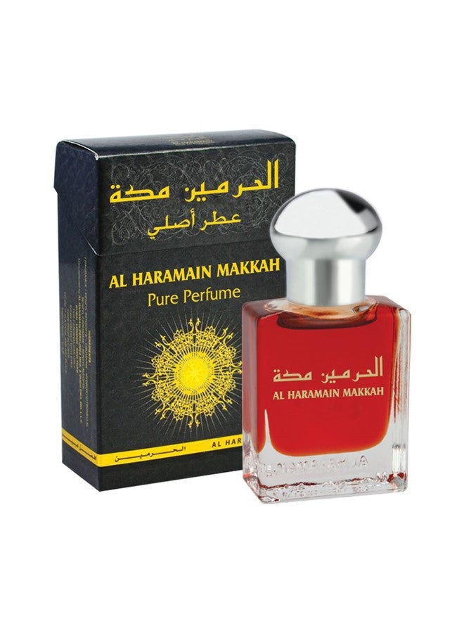 Al Haramain Set of 2 Haramain Pure Perfume Makkah Madinah 15ML Perfume Oil - Combo – Unisex - Image 2