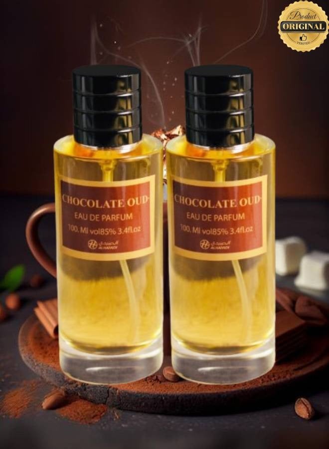 الحميدي 2 قطع عطر تشكوليت عود 100 مل - Image 1