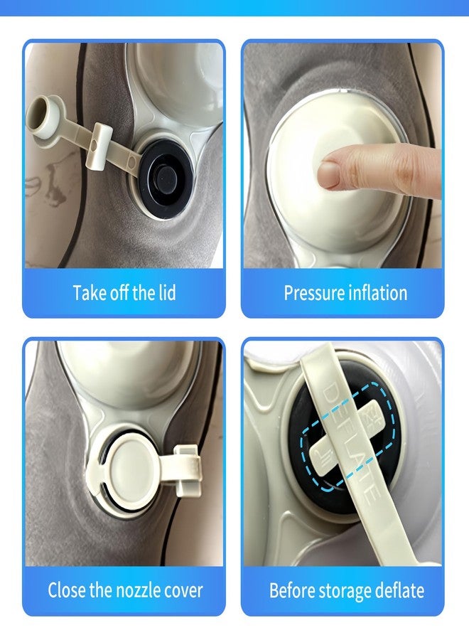 LAROTSUBA Inflatable Seat Cushion,Donut Pillow,Anti Decubitus Pad,Bed Sore Cushions for Butt,Bedsore Pressure Relief Pillow for Elderly,Bedridden,Disabled - Image 4