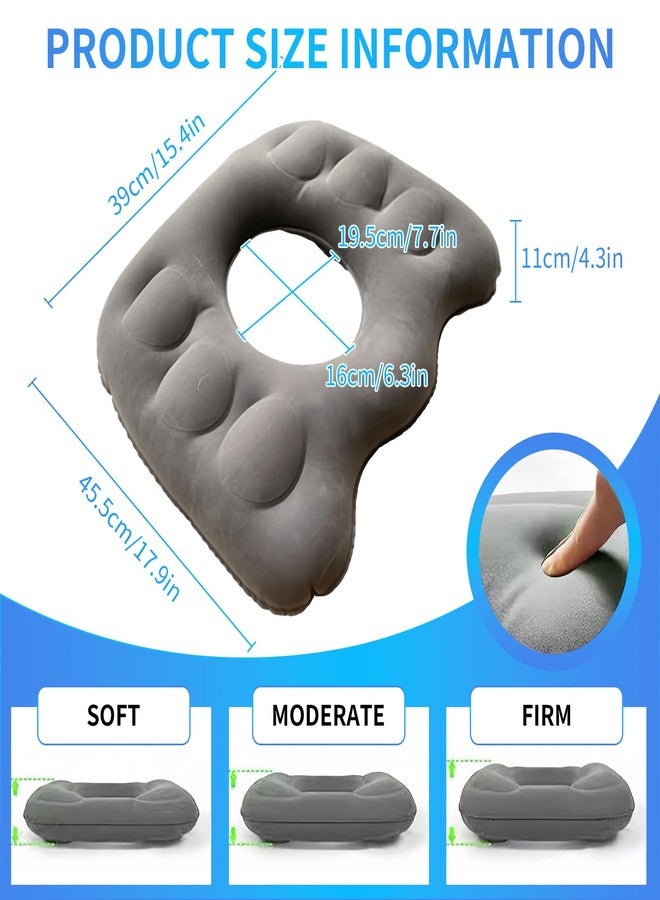 LAROTSUBA Inflatable Seat Cushion,Donut Pillow,Anti Decubitus Pad,Bed Sore Cushions for Butt,Bedsore Pressure Relief Pillow for Elderly,Bedridden,Disabled - Image 5