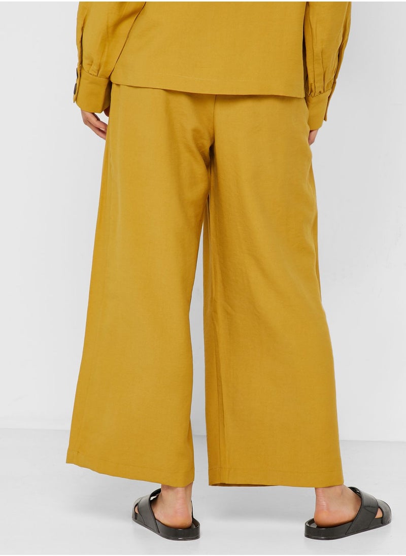 Native Youth Wide Leg Belted Pants  - Image 2