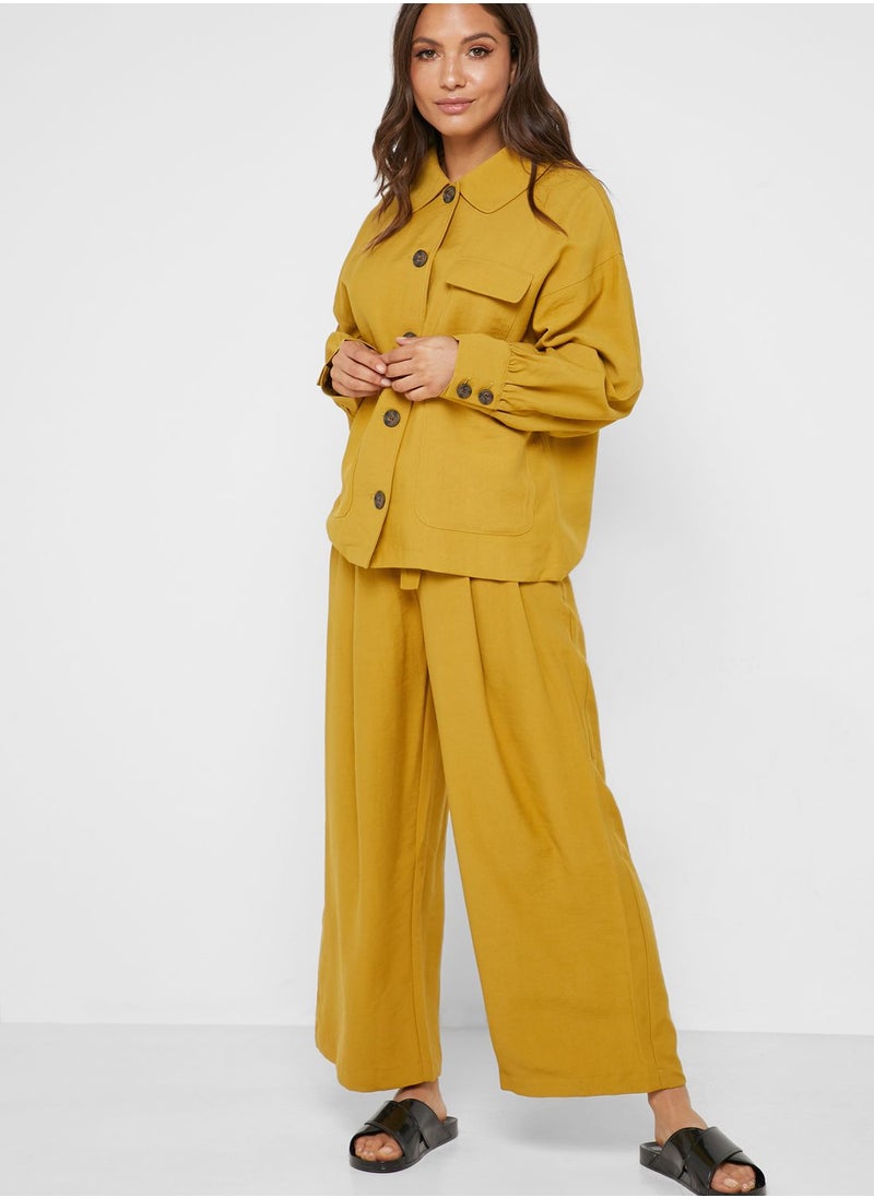 Native Youth Wide Leg Belted Pants  - Image 5