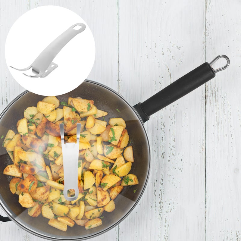 Kitchen Pot Lid Replacement Handle Universal Pan Lid Stainless Steel Handle Standing Lid Grip - Image 1