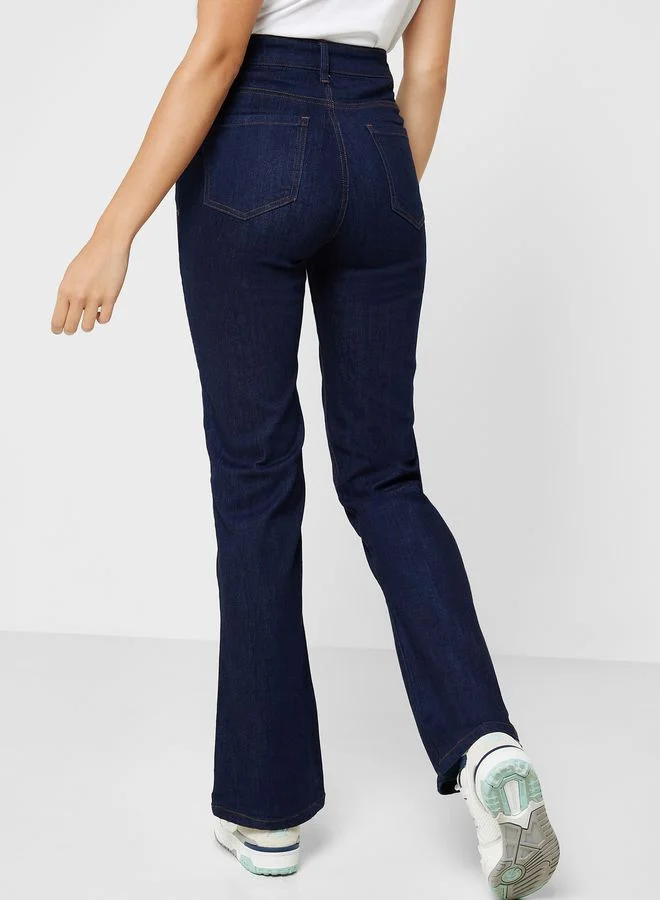 Ginger High Waist Flared Jeans