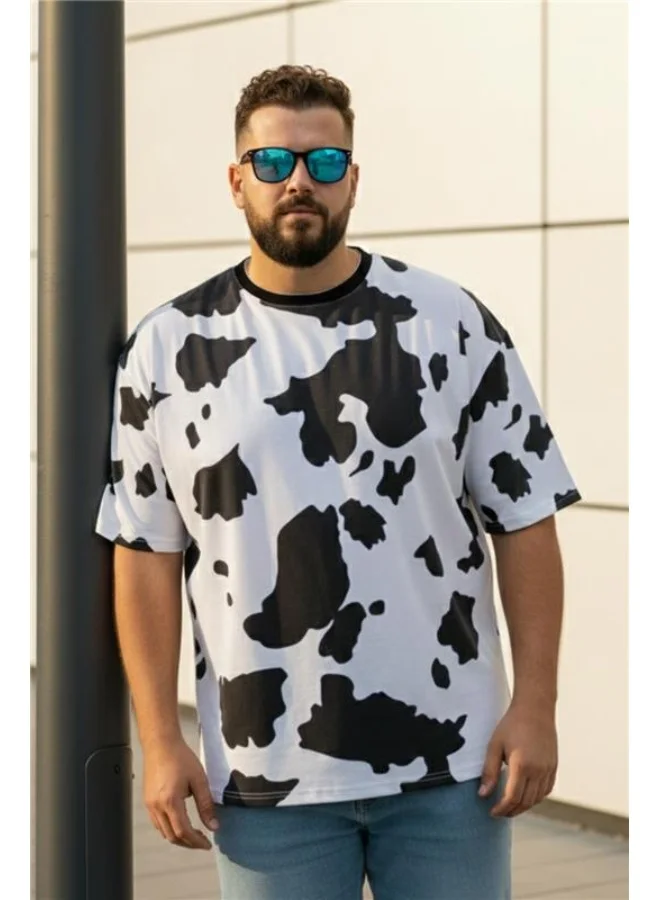 Veirdo Veirdo Men’s Oversized , Plus Size  & Regular Fit T-Shirt | Premium Cotton Casual Tee