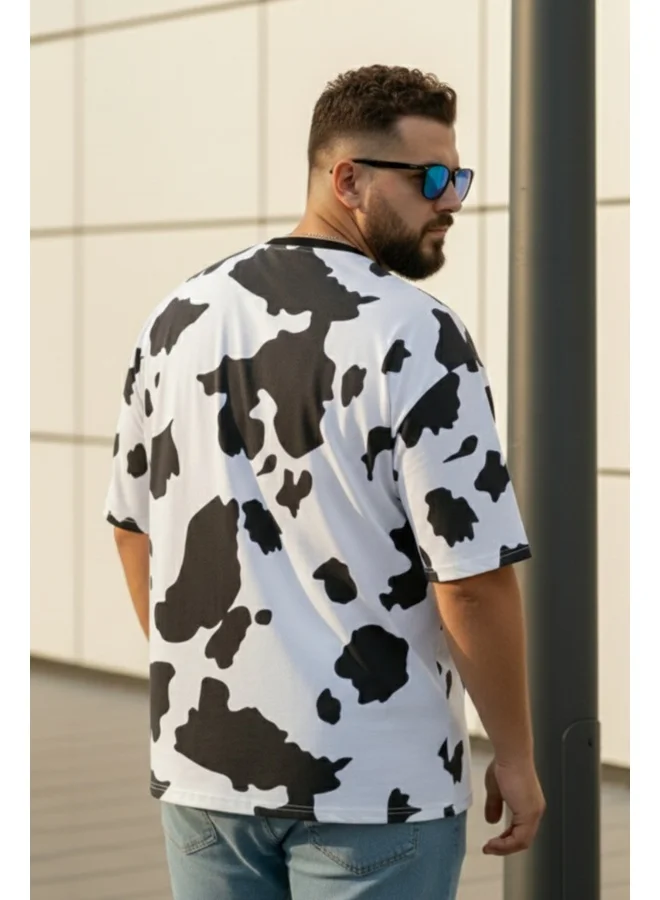 Veirdo Veirdo Men’s Oversized , Plus Size  & Regular Fit T-Shirt | Premium Cotton Casual Tee