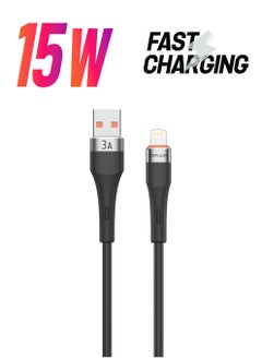Totulife TURBO Series Cable Lightning 3A 1M - Black  - Image 1