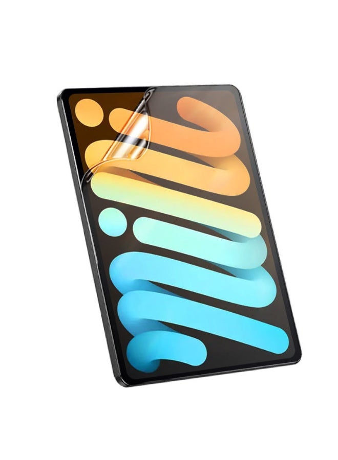 مجموعة واقي الشاشة من فيلم الهيدروجيل HD لجهاز iPad Mini 7 (A17 Pro، 2024) و Mini 6 (2021) – فيلم شفاف ناعم يغطي كامل الشاشة + أداة تركيب سهلة + ملعقة لإزالة الفقاعات لجهاز iPad Mini A2993 A2995 A2996 A2567 A2568 A2569 - Image 1