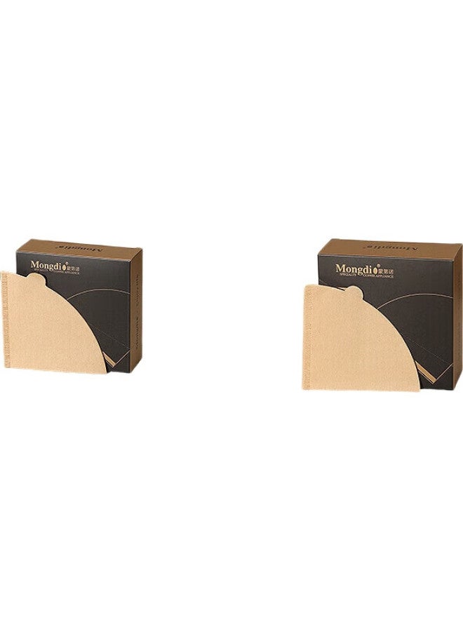 Mongdio Coffee Filter Paper, V60 Drip-Style Pour-Over Coffee Filter Paper, Type 01, 100 Pieces, For 1-2 Servings - Image 3