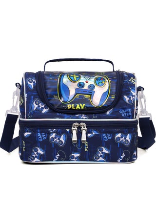 Eazy Kids Dual Compartment Lunch Bag Gamer - Blue - pzsku/ZC59A99B4C431475D96A1Z/45/_/1717160646/3b1fafe2-f269-482f-b5d4-6dec0c1cbd06