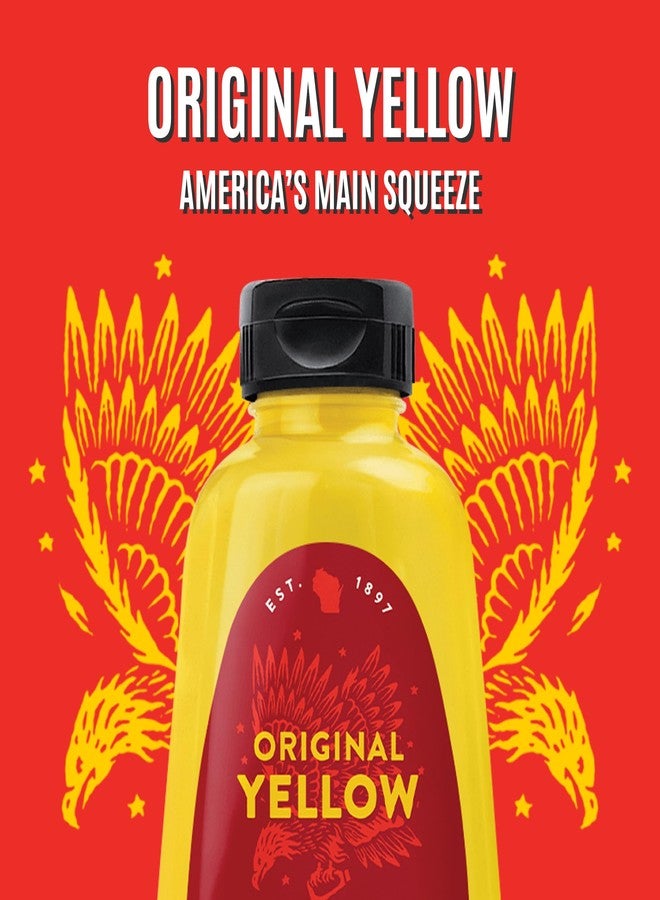 KOOPS' Original Yellow Mustard – Gourmet Mustard, Gluten-Free, Kosher, Made In Usa, From Quality Mustard Seeds, Yellow Mustard Sauce – 12 Oz, Pack Of 2 - Image 2