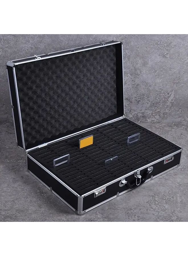 Storage Box For 96 Card Slots 1pc Large Capacity Compatible With PTCG Yu Gi Oh And Star Cards Holds PSA Graded Cards - Image 1