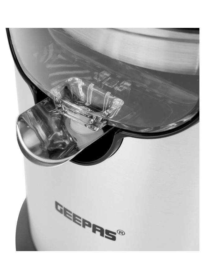 GEEPAS Stainless Steel Citrus Juicer with Aluminum Die Casting Handle 300 W GCJ46018 Silver - Image 4