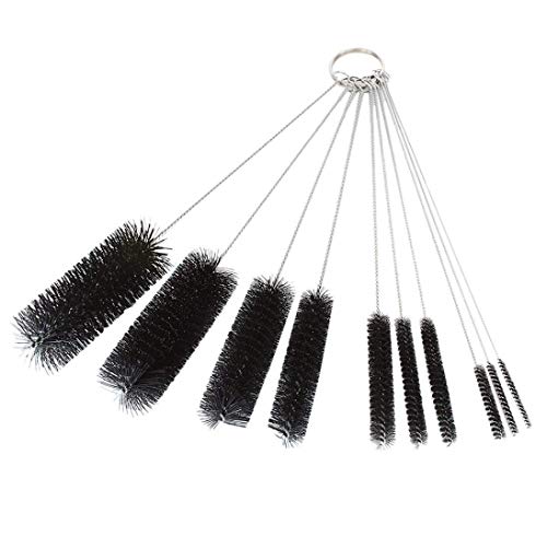 desin Long Straw Brush, Nylon Pipe Tube Cleaner 8.2-ihch 10 Different Diameters Set of 10 - Image 2