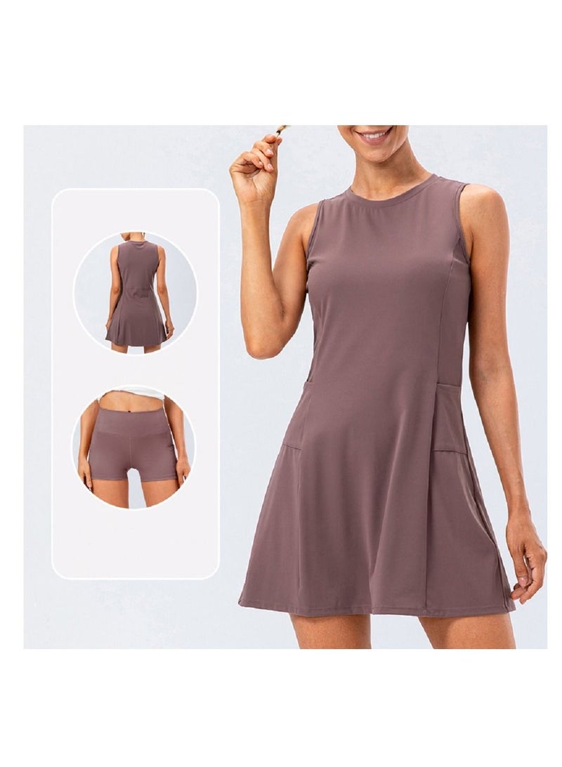 Loquat Anti - malfunction of air yoga golf sport tennis skirts twinset - Image 3