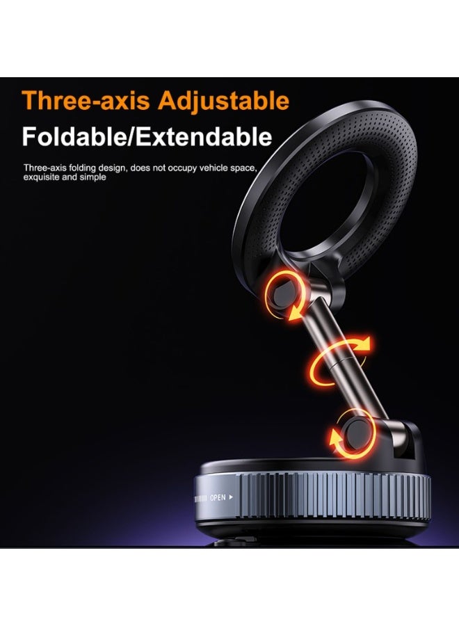 هوتو حامل جوال للسيارة من هوتو. حامل جوال للسيارة مع كوب شفط مفرغ. مثبت جوال للسياره قابل للدوران 360 درجه. يمكنك تركيبه في اي سطح مستوي خشب,زجاج.طبلون السياره. - Image 2