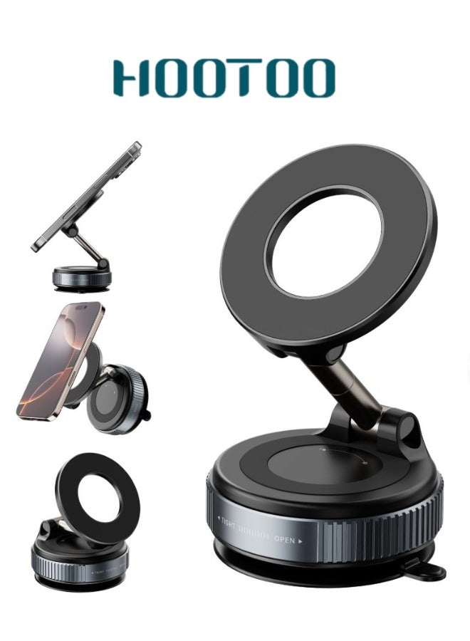 هوتو حامل جوال للسيارة من هوتو. حامل جوال للسيارة مع كوب شفط مفرغ. مثبت جوال للسياره قابل للدوران 360 درجه. يمكنك تركيبه في اي سطح مستوي خشب,زجاج.طبلون السياره. - Image 1