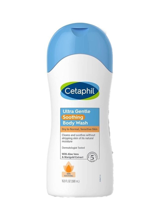 Cetaphil Ultra Gentle Soothing Body Wash Dry To Normal Sensitive Skin 500ml - Image 1