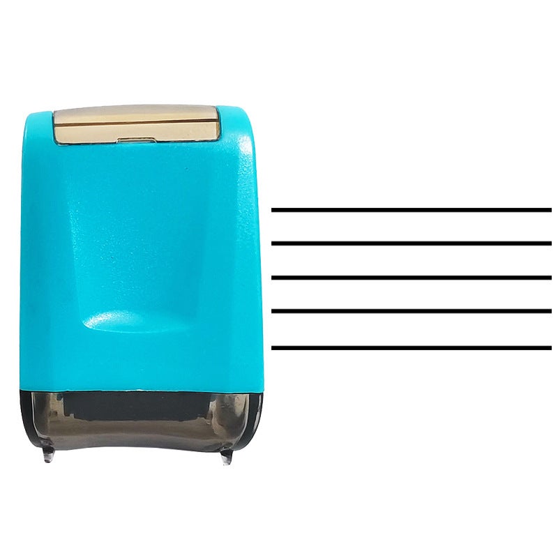 Generic Guitar Ukulele Notation Stamp for Music Scores Blue