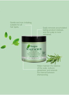 HOEGOA Rosemary Scalp Scrub with Scalp Scrubber Set, Contains Rosemary, Peppermint Oil, and Petrel Ingredients Scalp Exfoliator Scrub, Scalp Cleanser for Relieve Scalp Itching, Exfoliate and Care for Scalp and Hair  - Image 4