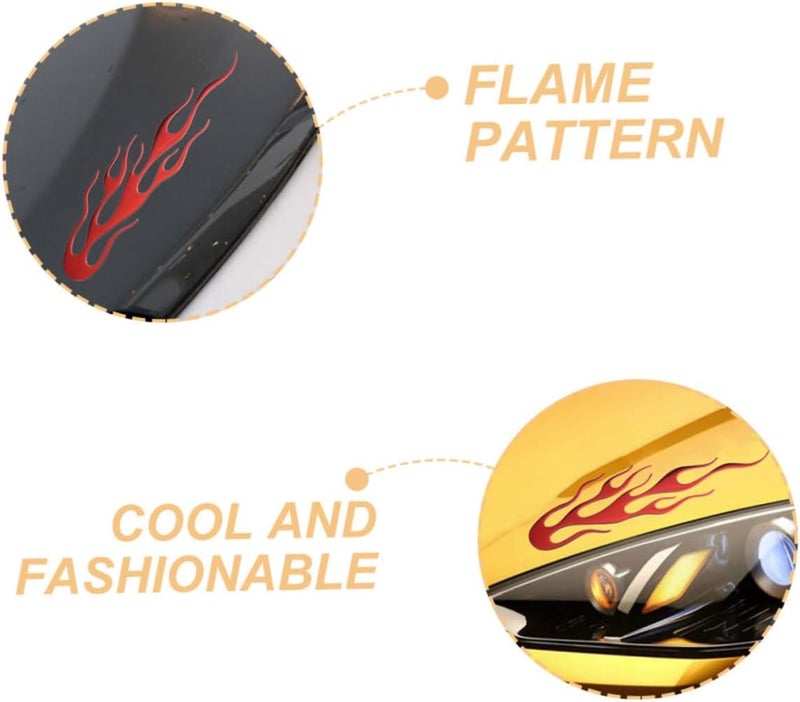 Popular trusted craftsmanship Cabilock 10pcs Flame Motorbike Sticker Flame Auto Sticker Decals for Vehicle Decorative Car Decal Easy to Apply Economical varied sizing picks Detachable clean Wide use compliant quality Practical versatile construction All territory compatible build On-demand local restock Size-sorted warehouse storage Simple multi-feature universal build Small apartment fit Market popular practical build Dust tight seal Elegant upgraded practical design Replaceable parts Ready varied options Standard fit Classic modern blend design Modern versatile shape Cost effective upgraded craftsmanship Certified stocked merchandise Pre-stock well-packed goods Priority based order prep Fade proof Salt resistant coating Gulf mainstream practical design - Image 2