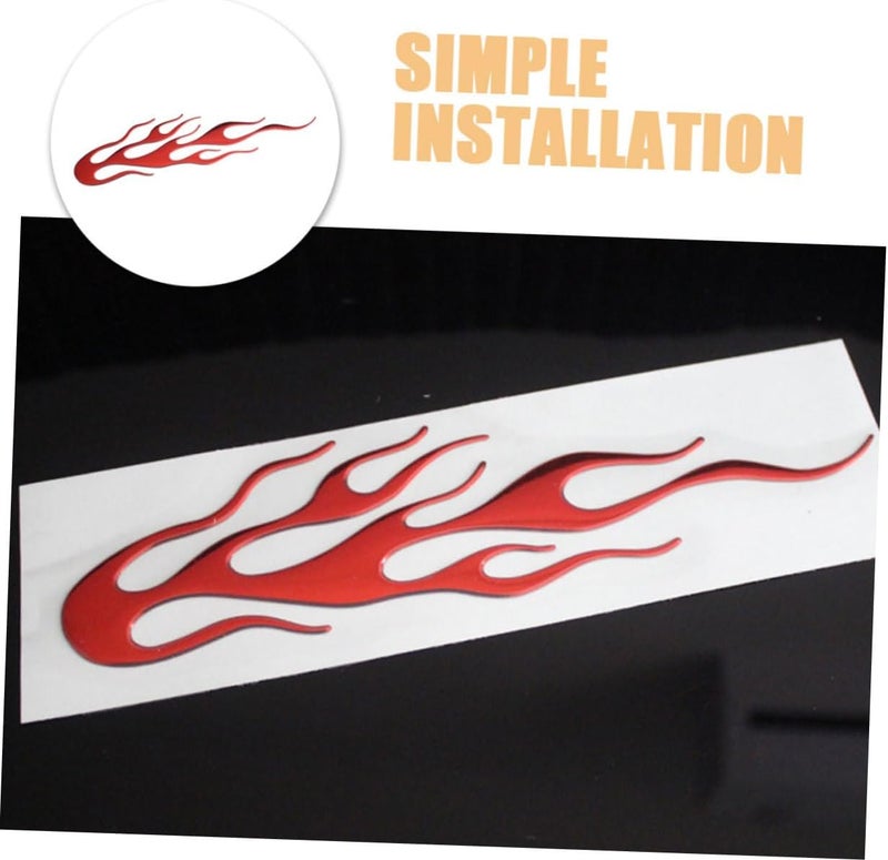 Popular trusted craftsmanship Cabilock 10pcs Flame Motorbike Sticker Flame Auto Sticker Decals for Vehicle Decorative Car Decal Easy to Apply Economical varied sizing picks Detachable clean Wide use compliant quality Practical versatile construction All territory compatible build On-demand local restock Size-sorted warehouse storage Simple multi-feature universal build Small apartment fit Market popular practical build Dust tight seal Elegant upgraded practical design Replaceable parts Ready varied options Standard fit Classic modern blend design Modern versatile shape Cost effective upgraded craftsmanship Certified stocked merchandise Pre-stock well-packed goods Priority based order prep Fade proof Salt resistant coating Gulf mainstream practical design - Image 3
