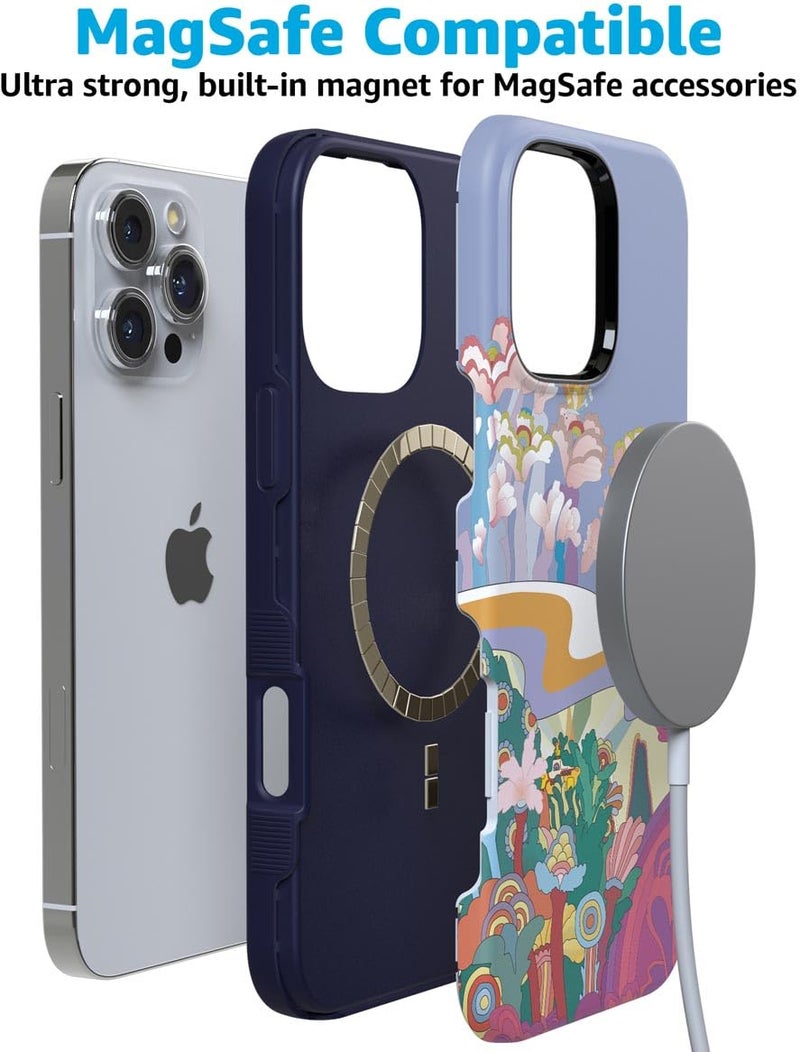 Casely iPhone 16 Pro Max Case | Beneath The Waves | The Beatles Yellow Submarine | Bold Protective Design | Compatible with MagSafe - Image 5