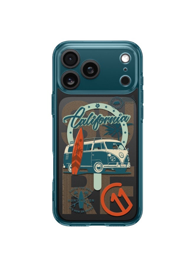 Spigen Ultra Hybrid MagFit for iPhone 17 Pro MAX Case Cover with MagSafe [3D Spatial Effect with Hexa-Layer Print] - C11 Huntington - Image 3