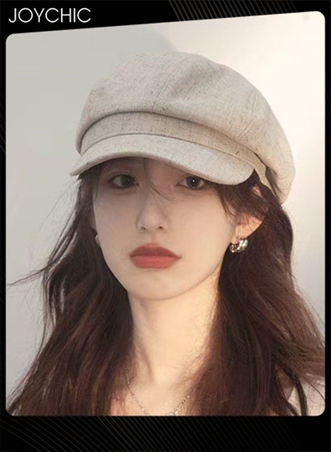 Joychic قبعات نسائية خريفية وشتوية بلون موحد قبعات أخبار دافئة بيسور قبعة بيري مريحة وعصرية تقليدية للنساء والفتيات - Image 2