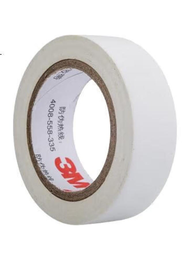 3M Electrician'S Insulation Tape, Automotive Wiring Harness Tape, Lead-Free, Wear-Resistant, Moisture-Proof, White, 10 Rolls, 1500# - Image 3