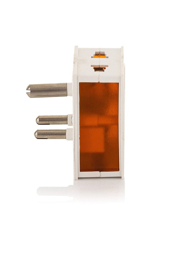 HI PLASST PINS N PLUGS HiPLASST 3 Pin Junior Travel Universal MultiplugWorldwide Electric Adaptor for 2 Pin 3 Pin Socket Connector 10A 240V 10  - Image 4