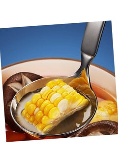 Oasisgalore Stainless Steel Soup Ladle with Strainer - Long Handle Gravy Separator Spoon for Cooking and Serving  - Image 3
