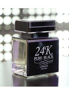 LONKOOM 24K Black EDT For Men 100ml  - Image 4