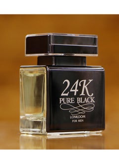LONKOOM 24K Black EDT For Men 100ml  - Image 5