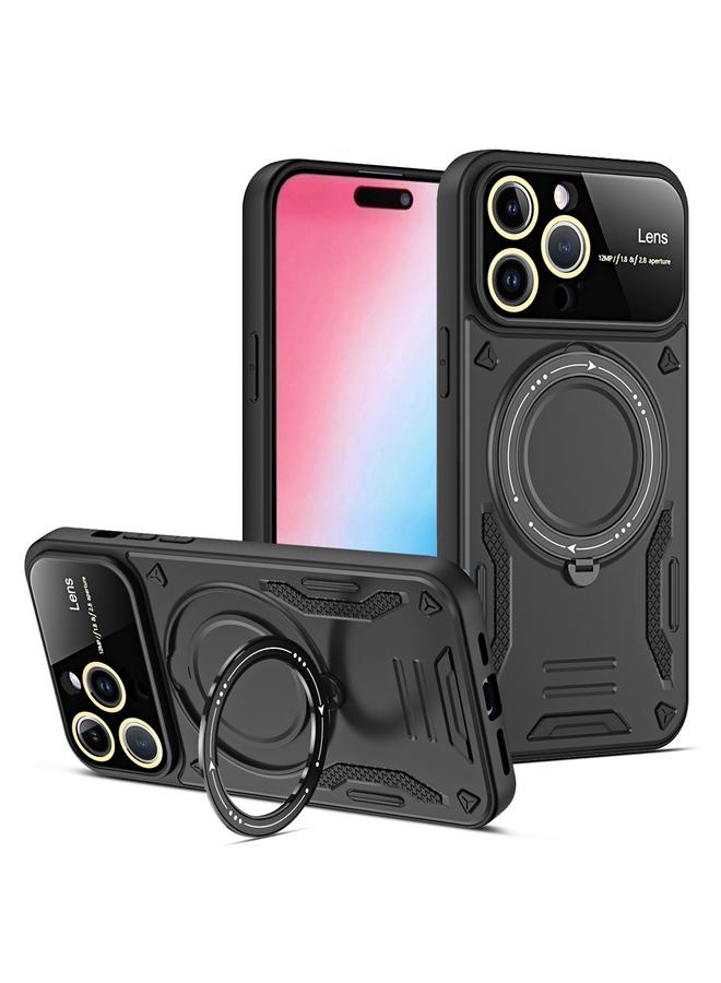 اس-توب جراب هاتف iPhone 15 Pro مع حامل MagSafe بنافذة كبيرة - Image 1