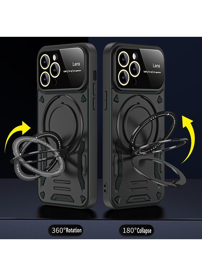 اس-توب جراب هاتف iPhone 15 Pro مع حامل MagSafe بنافذة كبيرة - Image 5