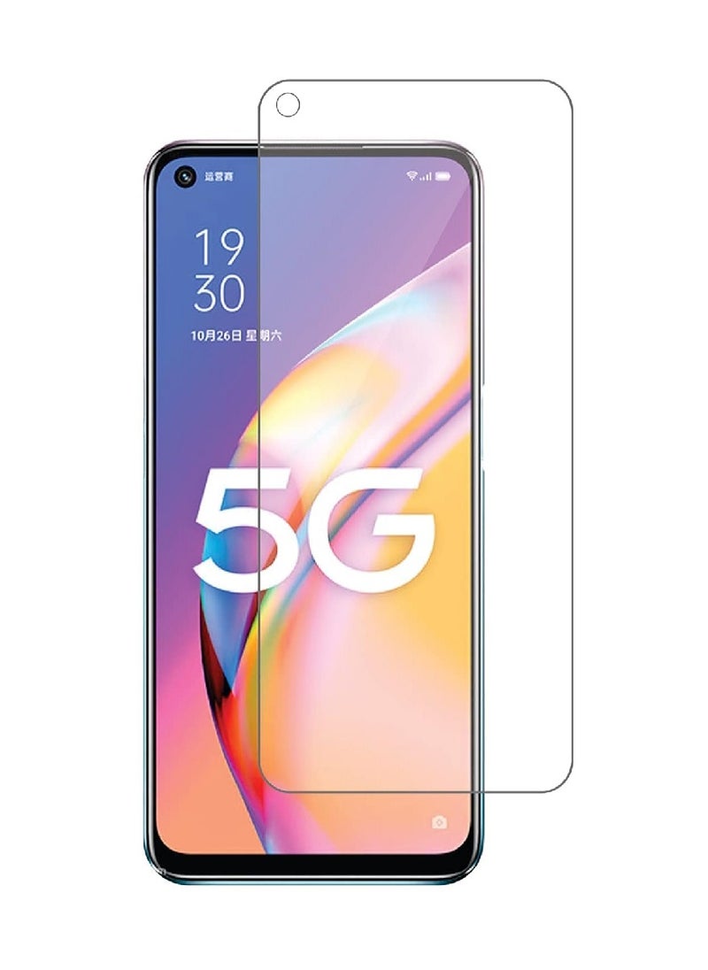 Super Tempered Glass Screen Protector Clear Designed For Oppo A93s Full Screen Coverage And Bubble Free - Image 1